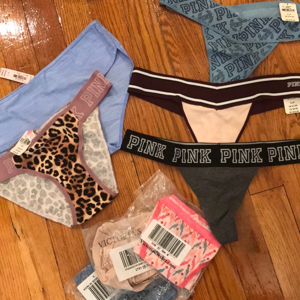 Victoria’s Secret / PINK Underwear — Lot of 8